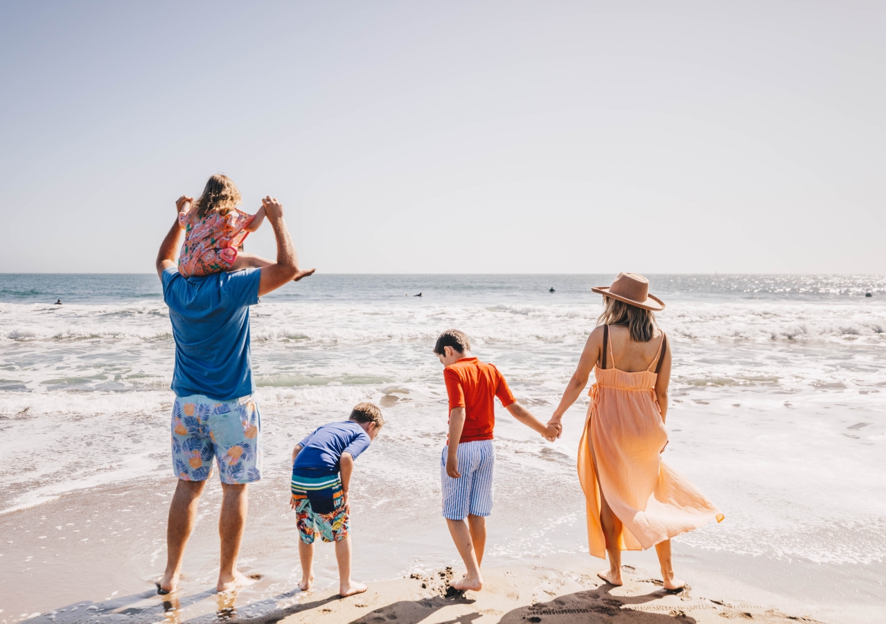 Family at Beach