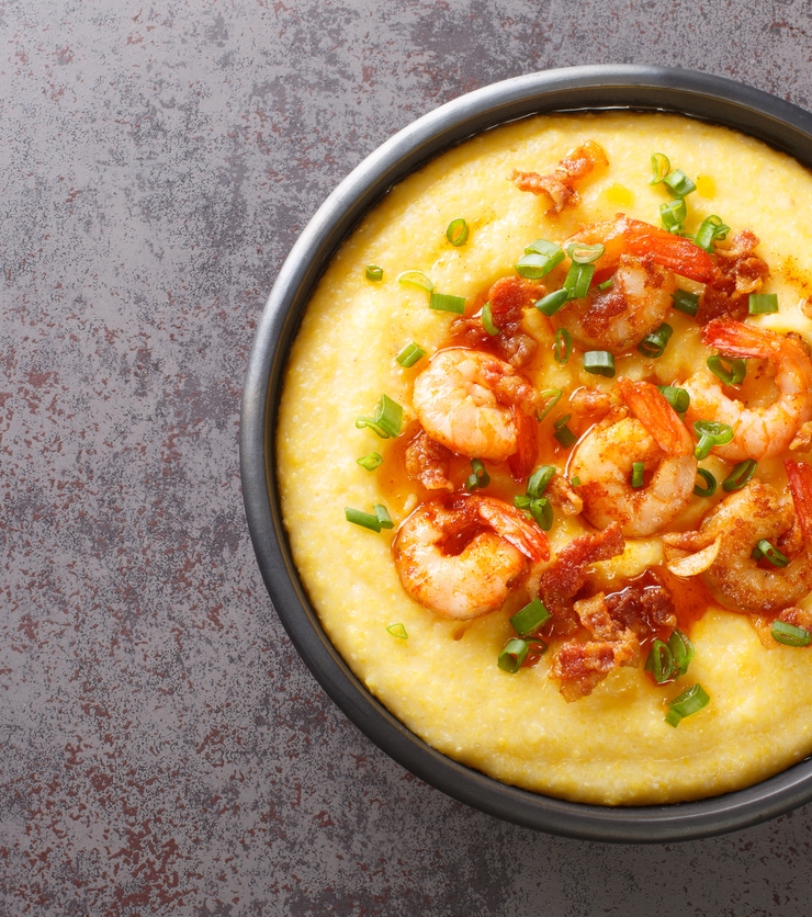 Homemade shrimp and grits