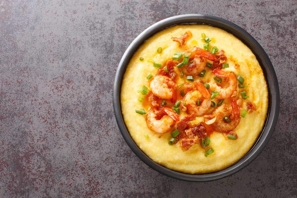 Homemade shrimp and grits