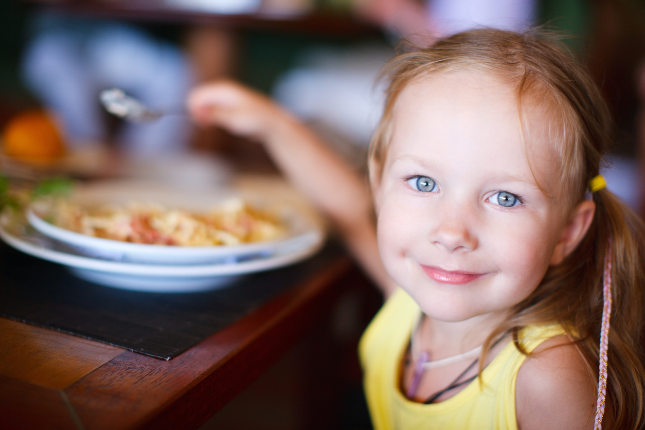 child eating